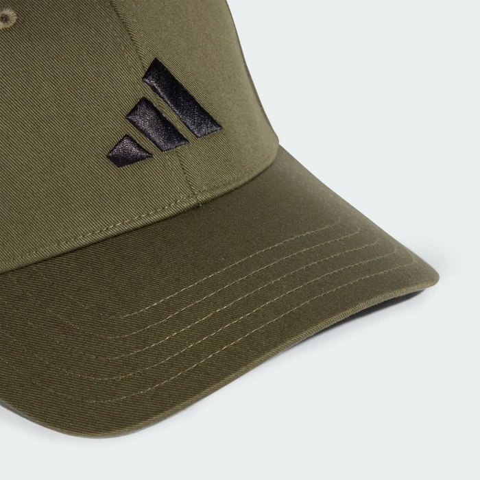 adidas New Logo Baseball Kappe olive strata/black
