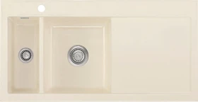 systemceram Mera 100 Einbau Becken links magnolie