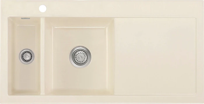 systemceram Mera 100 Einbau Becken links magnolie