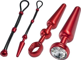 Malesation Cock Grip Set mittel rot