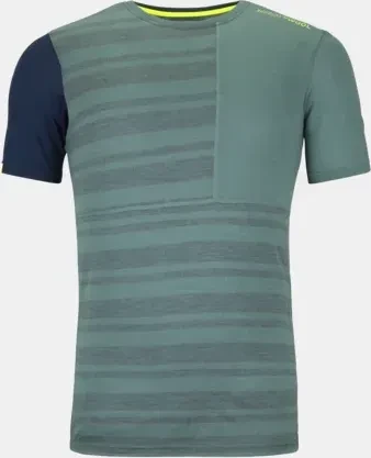 Ortovox 185 Rock'N'Wool Funktionsshirt kurzarm arctic grey (Herren)