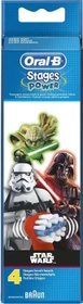 Oral-B Stages Power Kids Star Wars Kinder-Ersatzbürste, 4 Stück