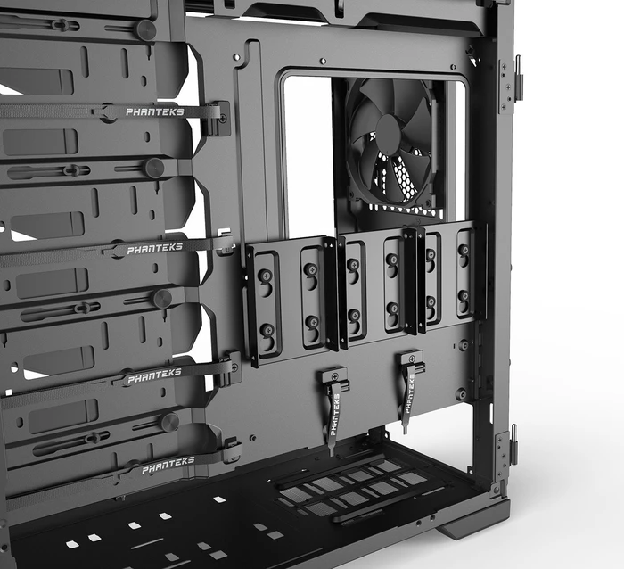 Phanteks Eclipse P600S Satin Black, schwarz, Glasfenster, schallgedämmt