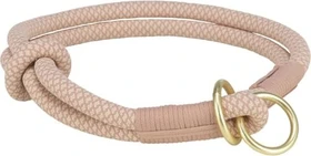 Trixie Soft Rope Zug-Stopp-Halsband, L, Rosa/Hellrosa