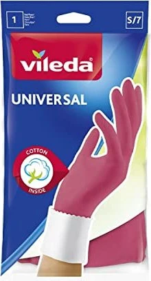 Vileda Haushaltshandschuhe Universal Größe S rot, 2 Stück