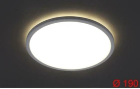 Briloner Slim LED Deckenleuchte 12W 19cm weiß