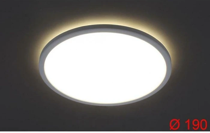 Briloner Slim LED Deckenleuchte 12W 19cm weiß