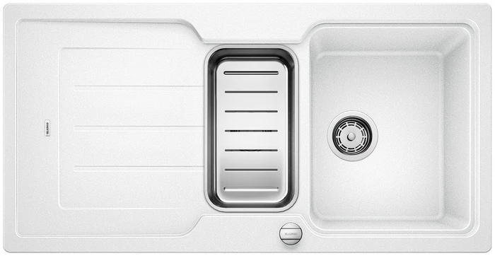 Blanco Classic Neo 6 S Einbau Becken reversibel mit Ablauffernbedienung weiß