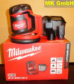 Milwaukee M18 BOS125-0 Akku-Exzenterschleifer solo inkl. Zubehör