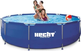 Hecht Stahlrahmen 3476 Frame Pool achteckig 300x76cm