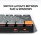 Keychron K17 Max, grau, LEDs weiß, Gateron LOW PROFILE 2.0 RED, USB/Bluetooth, US Vorschaubild