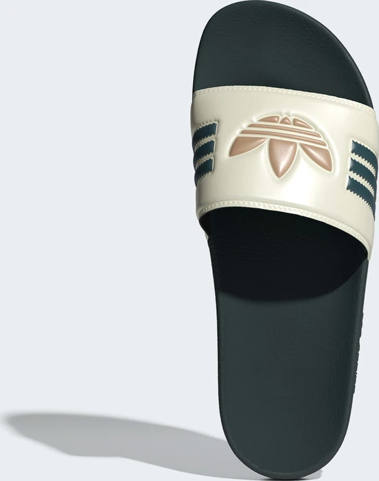 adidas Adilette cream white/mineral green/warm sandstone