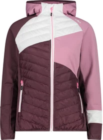 CMP Hybrid Stretch Perfomance Hood Jacke plum (Damen)