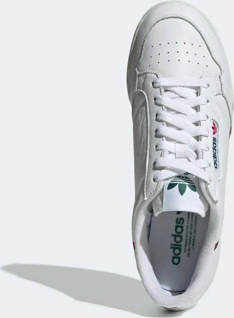 adidas Continental 80 cloud white/collegiate green/scarlet