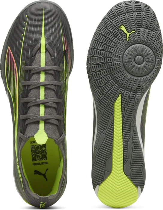Puma Ultra 5 Match IT matte aged silver/yellow alert/puma aged silver (Herren)