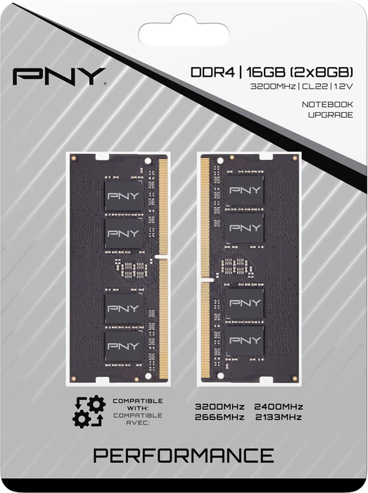 PNY Performance SO-DIMM 16GB Kit, DDR4-3200, CL22-22-22-52