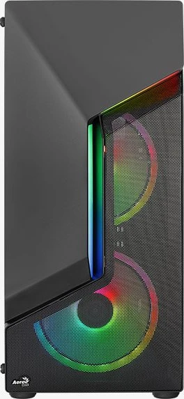 AeroCool Scape ARGB, Lüfter LED ARGB, Glasfenster