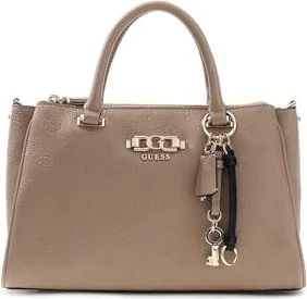 Guess Anise Triple Compartment Satchel Handtasche taupe