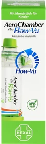 Hexal AeroChamber Flow-Vu Kinder mit Mundstück grün