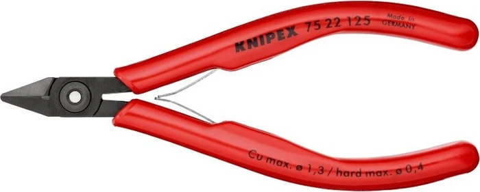 Knipex Elektronik-Seitenschneider, 12.5cm (75 22 125)