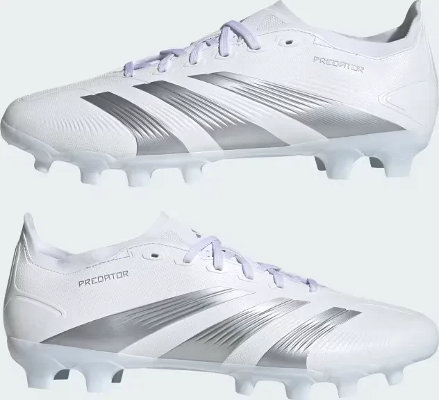 adidas Predator 24 League Low MG cloud white/silver metallic/grey one