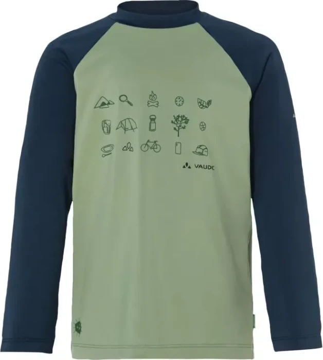 Vaude Solaro III Funktionsshirt langarm willow green (Junior)