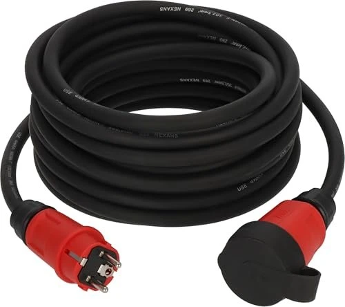 Brennenstuhl Verlängerungskabel Professional, 10m, Schutzkontakt, 2,5 mm², außen IP44, schwarz