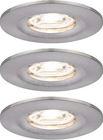 Paulmann Nova Mini Coin LED 4.2W Einbauleuchte eisen gebürstet,   3 Stück