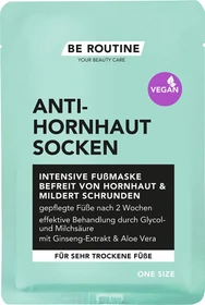 #be routine Anti Hornhaut Fußmaske,     2 Stück