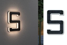 Paulmann Outdoor Solar Hausnummer 5 LED Hausnummernleuchte