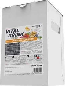 Best Body Nutrition Low Carb Vital Drink Pfirsich Maracuja 5l (5x 1l)