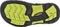 Keen Newport H2 Big Kid black/lime green (Junior) Vorschaubild