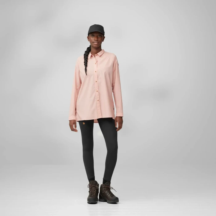 Fjällräven Abisko Hike Hemd langarm chalk rose (Damen)