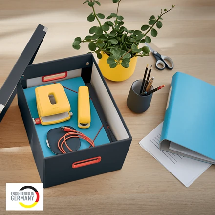 Leitz Click & Store Cosy Aufbewahrungsbox mittel, A4, grau