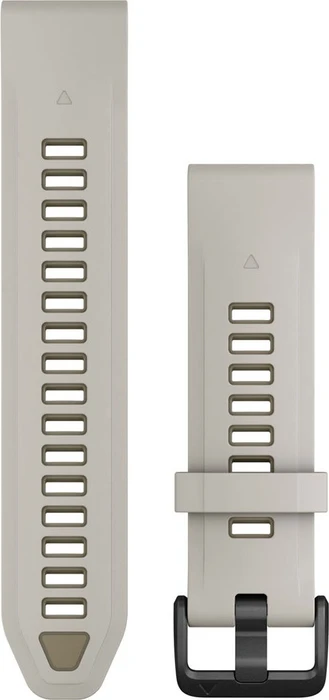 Garmin Ersatzarmband QuickFit 20 Silikon fog grey/dark sandstone