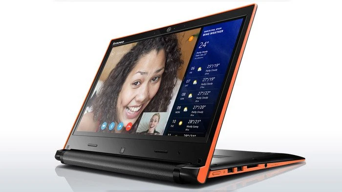 Lenovo IdeaPad Flex 14, orange, Core i3-4010U, 4GB RAM, 500GB HDD, DE