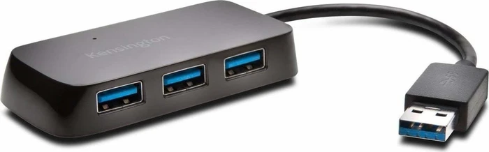 Kensington UH4000 USB-Hub, 4x USB-A 3.0, USB-A [Stecker]