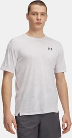 Under Armour Tech Vent Jacquard Funktionsshirt kurzarm distant gray/black (Herren)