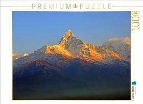 Calvendo Der beeindruckende Machhapuchhre (6993m) am frühen Morgen vom Aussichtspunkt Sarangkot