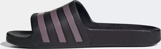 adidas Aqua Adilette core black/matt purple (Damen)