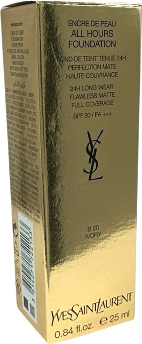 Yves Saint Laurent Encre de Peau All Hours Foundation B20 ivory, 25ml