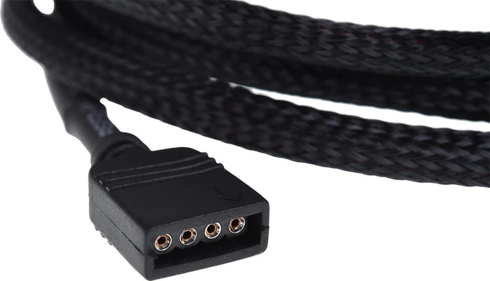 Phobya 4-Pin RGB Verlängerungskabel, schwarz