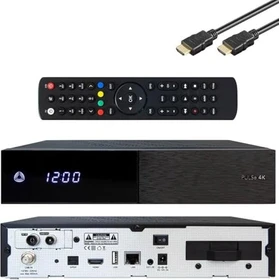AB-COM PULSe 4K Combo schwarz 1x DVB-S2X, 1x DVB-C/T2, 1TB