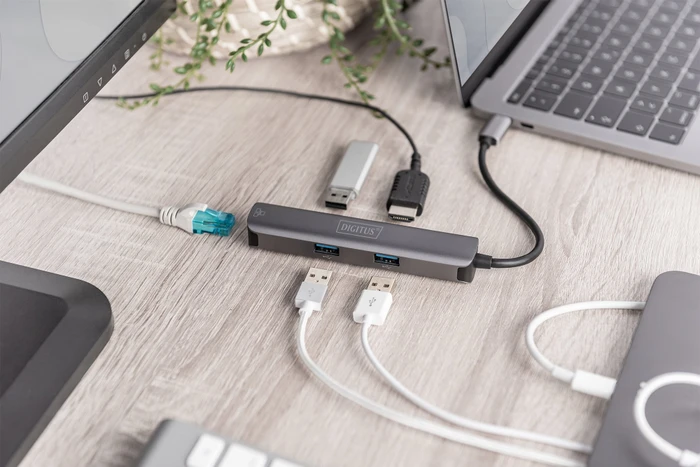 Digitus USB-C Dock, USB-C 3.0 [Stecker]