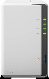 Synology DiskStation DS218j, 512MB RAM, 1x RJ-45 1000Base-T, 2x USB-A 3.0