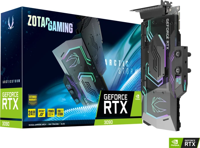 Zotac Gaming GeForce RTX 3090 ArcticStorm, 24GB GDDR6X, HDMI, 3x DP