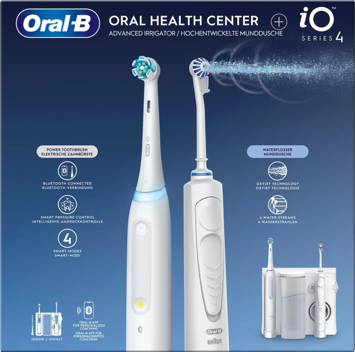 Oral-B iO Series 4 Oral Health Center + OxyJet