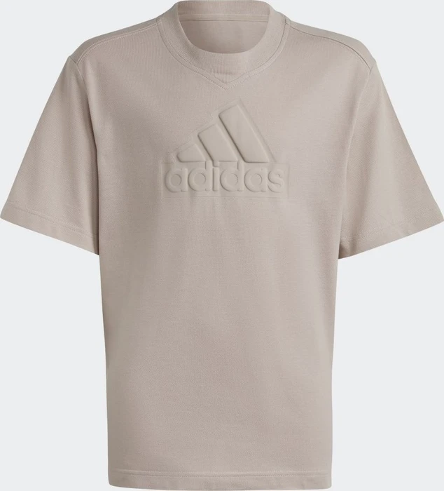 adidas Future Icons Logo Piqué T-Shirt kurzarm wonder taupe (Junior)
