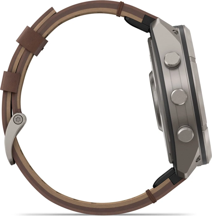 Garmin Fenix 9 Pro inReach 51mm titanium/walnut leather