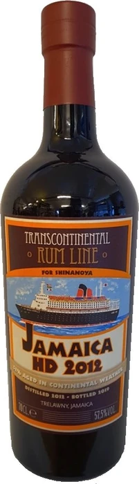 Transcontinental Rum Line Jamaica HD 2012 700ml